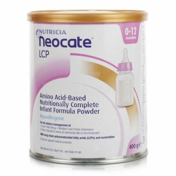 NUTRICIA NEOCATE LCP piena maisījums allerģiskiem bērniem