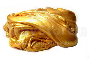 Rankinis guma, mąstantis glaistas Išmanusis plastilinas, (Auksinė juosta), 40gr