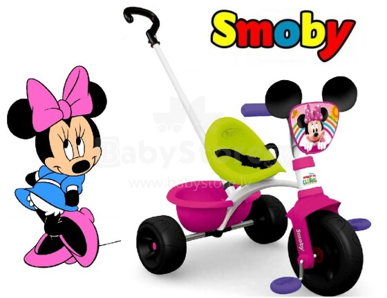 Smoby Minnie the Mouse 444117 - трехколесный велосипед Disney 