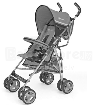 Milly Mally Jocker pilkas naujas kūdikių skėčių sportinis vežimėlis