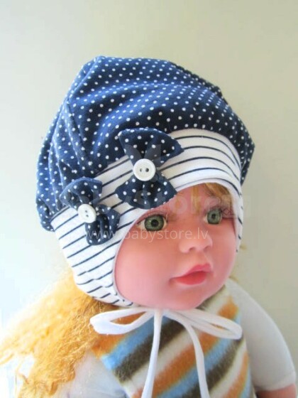 „Bexa Bunia“ - vaikiška medvilninė kepurė su ausinėmis Pavasaris-vasara