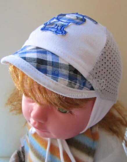 „Bexa Bobik“ - medvilninė kūdikių kepurė Pavasaris-vasara