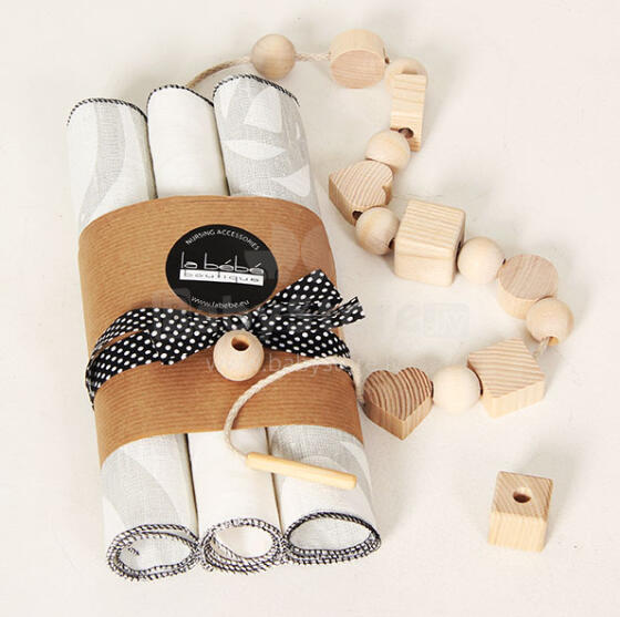La bébé Boutique Eco 100% Natural Linen Organic linen cloth wipes (L)
