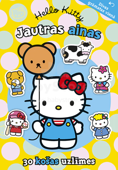Hello Kitty Блокнот Веселые сценки. Веселые загадки с цветными наклейками.
