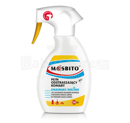 Mosbito средство от укусов комаров  для детей и взрослых 250мл