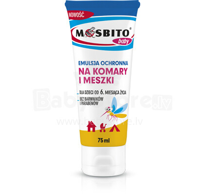 Mosbito эмульсия от укусов комаров и мошек   для детей и взрослых 75мл
