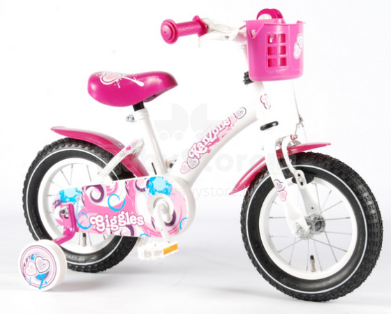 Kanzone vaikų dviračių dviračių kikena sidabrinės rožinės spalvos merginos 21225 12 2012 m