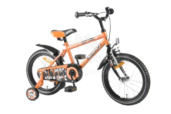 Kanzone vaikų dviračių dviračių herojų oranžiniai berniukai 21622 16 2012 m