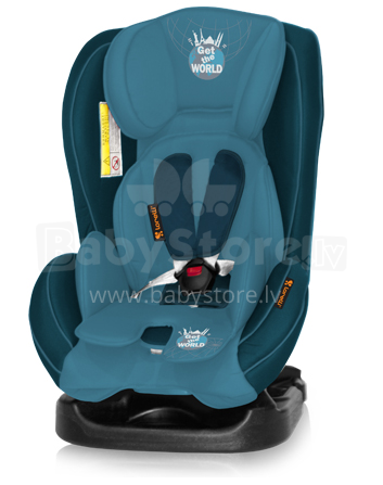 Lorelli Mondeo - Blue Get The World - 10070631331 Baby Car Seat from 0 to 18 kg ( up to 4.5 years)