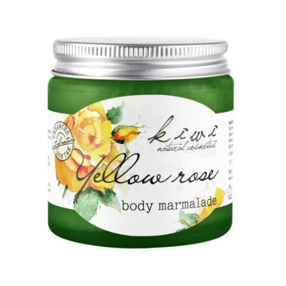 KIWI 90013  Yellow rose body marmalade 120ml