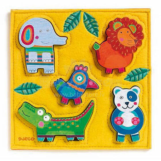 DJECO Wooden Puzzles Junga DJ01041