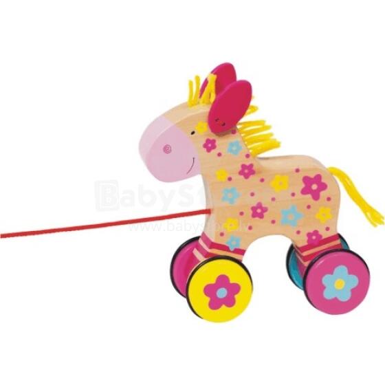 Goki VG54944 Horse, pull along animal Susibelle