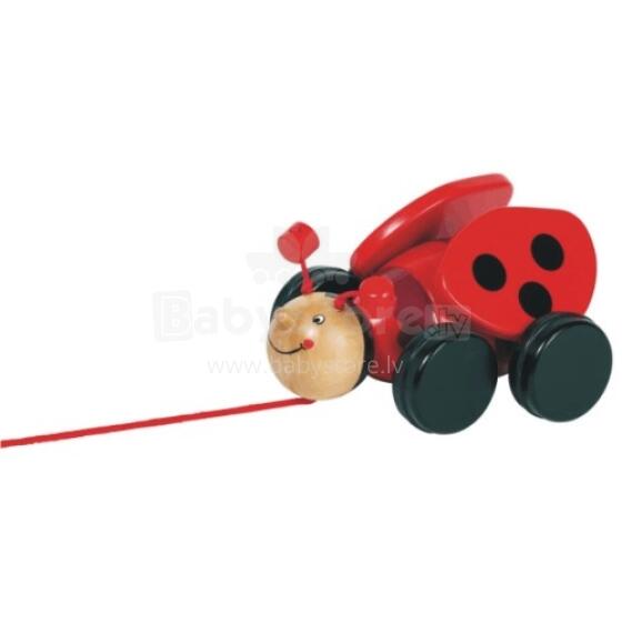 Goki VG54951 Pull along ladybird Lil