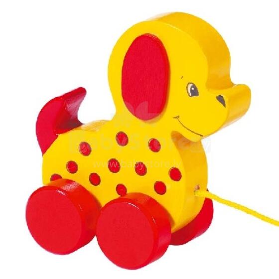 Goki VG54992 Dog, pull along animal