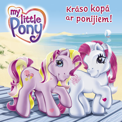 Hasbro My Little Pony Рисуем вместе с пони - на латышском языке