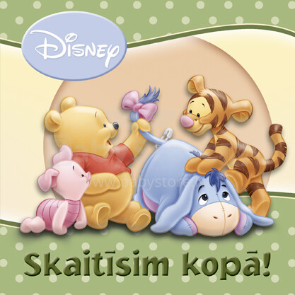 Disney Mikė Pūkuotukas Skaičiuokime kartu! - latvių kalba