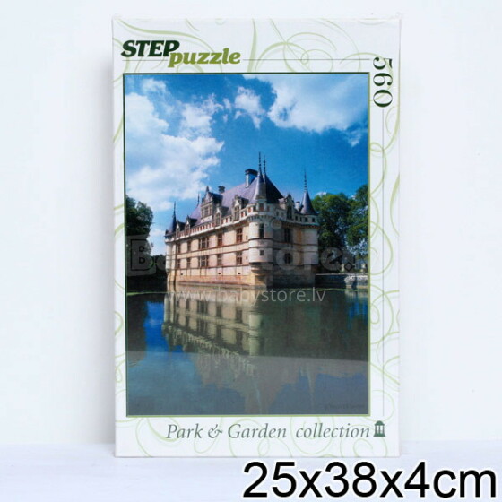 Step puzzle 78069 Коллекция парков и садов Франция. Замок Азей-ле-Ридо (500 элементов)