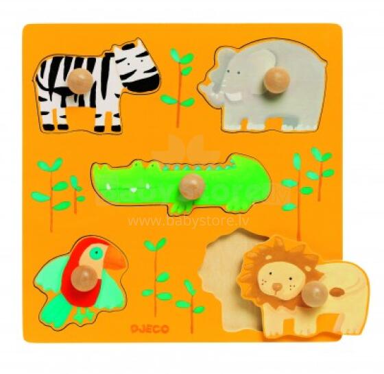 DJECO Wooden Puzzles Savana DJ01018