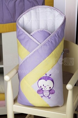 „Feretti Layette 100“ bičių violetinė daugiafunkcinė antklodė