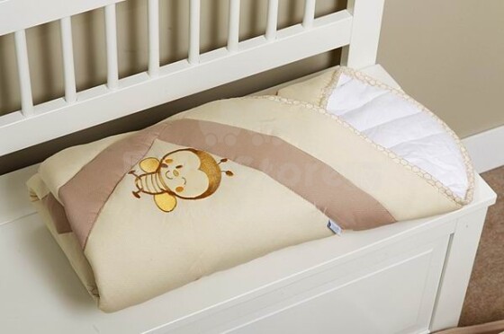 Feretti Layette 100  Bee Ecru конвертик одеялко для новорождённого