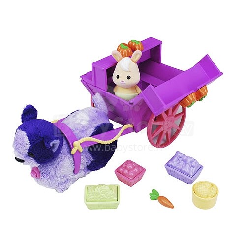 Zhu Zhu Puppies 81160 The cart for dogs "Bunny in vegetables 