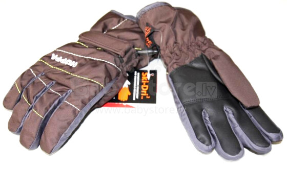 HUPPA - waterproof down gloves KARIN 8203AW (4-8) color 081 coffee