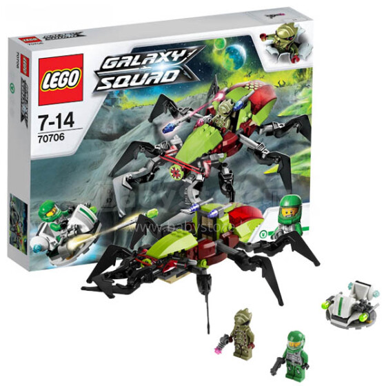 Lego Galaxy Squad 70706 crater insectoid