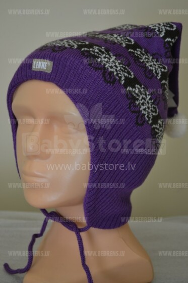 LENNE '14 - Adīta cepurīte Nora Art.13378 (48-52cm)  krāsa 360