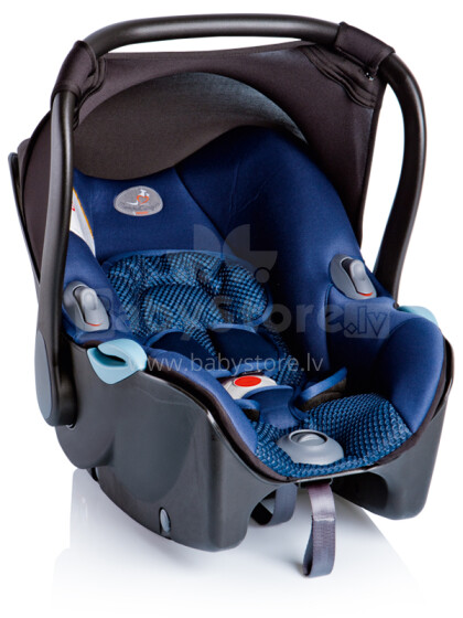 MammaCangura Nanna Guri Bear Fashion Blue Black/Grey Bērnu autokrēsls (0-13 kg)
