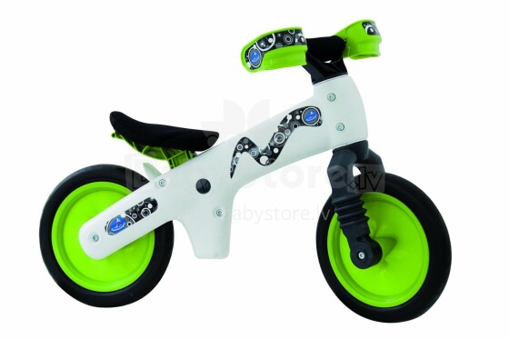 MammaCangura B-Bip  01BBIP0020V  Детский балансировочный велосипед без педалей  (white-green)