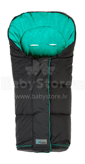 Alta Bebe Art.AL2277C - 32 Schwarz-Petrol - black/petrol Baby Sleeping Bag