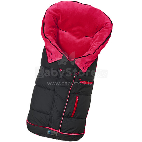 Alta Bebe Art.AL2274C-13 juodas / rožinis kūdikių miegmaišis, žieminis, šiltas miegmaišis vaikams