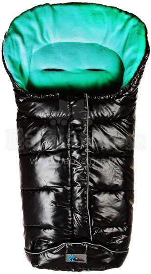 Alta Bebe Art.AL2224-32 Black/Petrol Baby  Sleeping Bag
