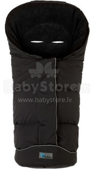 ALTABEBE Mountain Footmuff AL2204 - 03 Blackpanther - black/black Baby Sleeping Bag