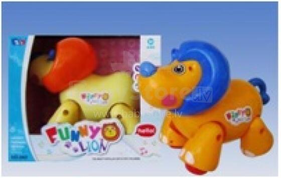 4KIDS 293141 Funny Lion music and light walking animal
