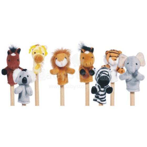 Goki VG15125 Fingerpuppet animals