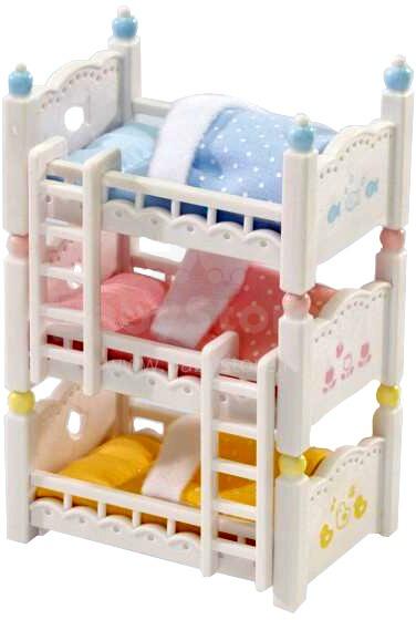 Sylvanian Art.2919 Triple Baby Bunk Beds