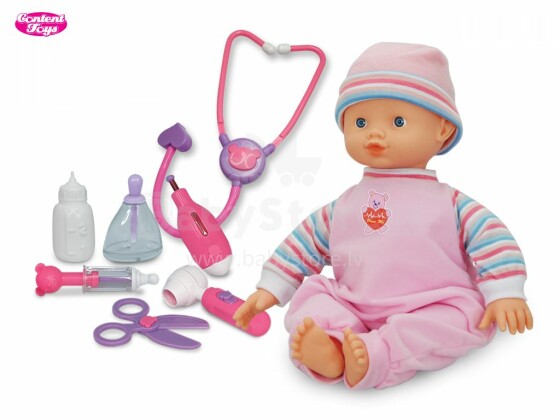 CHS Dolly 8602 Интерактивная кукла с медицинским комплектом 36 см