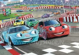 Walltastic Car Racers Classic Bērnu sienas