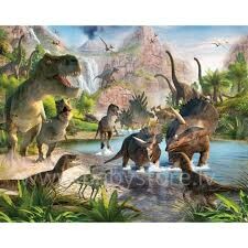 „Walltastic Dinosaur Land Classic“ vaikų sienos