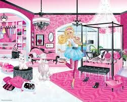 „Walltastic Barbie“ licencijuota vaikų siena