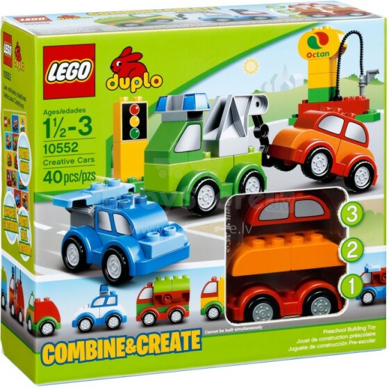 Lego Duplo Машинки-трансформеры  10552