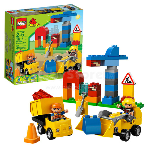 Lego Duplo Mana pirmā būvlaukums 10518