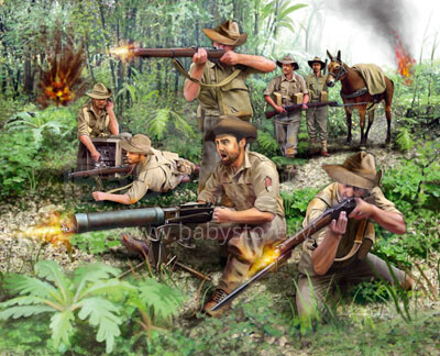 Revell 02529 ANZAC Infantery WWII 1/76