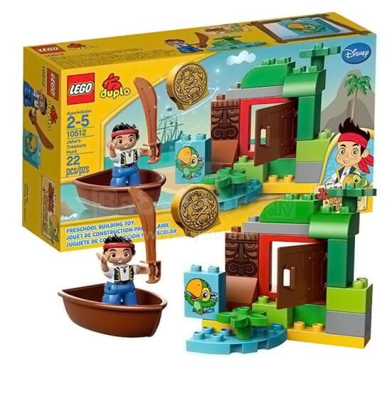 Lego Duplo Jake and hunt for treasure 10512