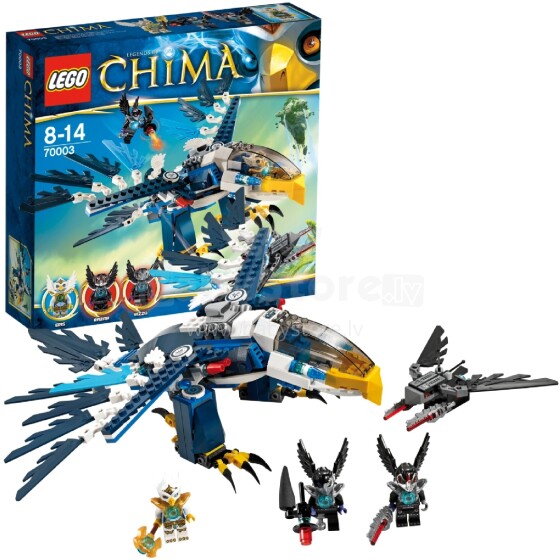 „Lego Chima Interceptor Eagle Eris 70003“