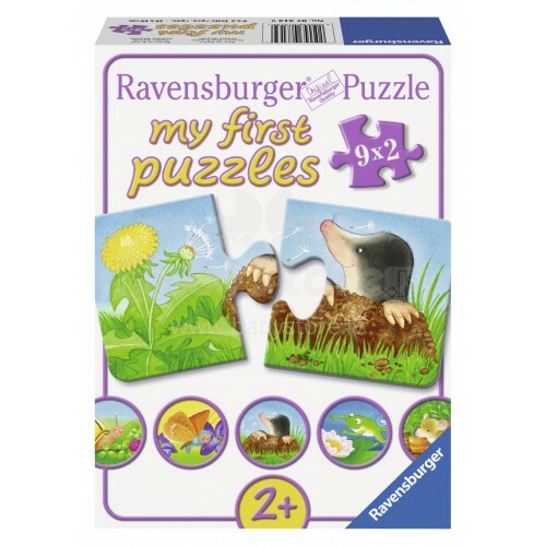 Ravensburger Puzzle R07313 Mana pirmā puzle 'Dārzu dzīvnieciņi'