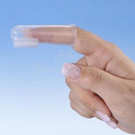REER 7901 Finger toothbrush, silicone