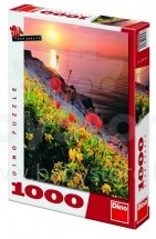 DINO TOYS - Puzzle Красные маки 1000 шт.53172D