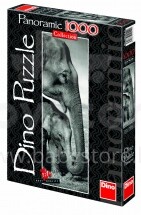 DINO TOYS - Puzzle 1000 psc.Elephants 54512D